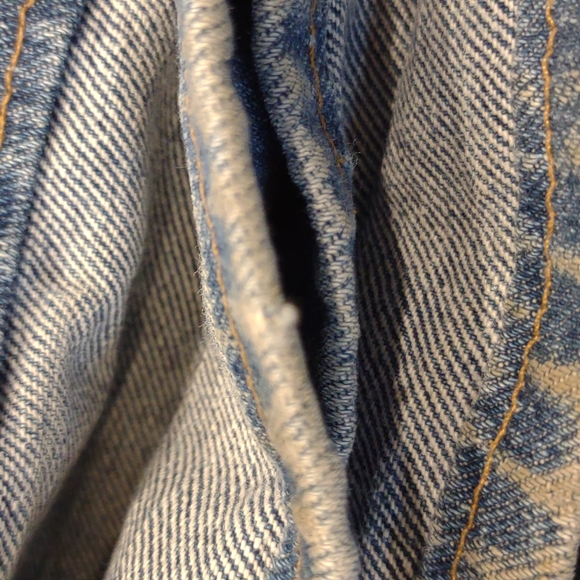 Lands' End Classic 100% Cotton Denim 5 Pocket Hi Waist Straight Leg Blue Jeans - Picture 13 of 13